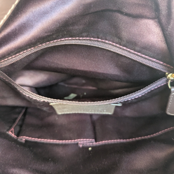 Coach Ashley Hand Drawn ScarfPrint Hippie Shoulder Bag - Picture 11 of 13